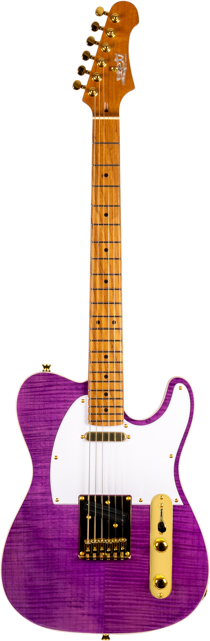 JET JT600 Electric Guitar - Purple Burst (Gold Hardware)