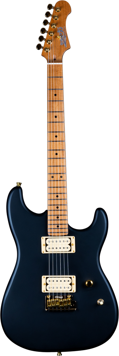 JET JS700 Electric Guitar - Matt Black (Gold Hardware)