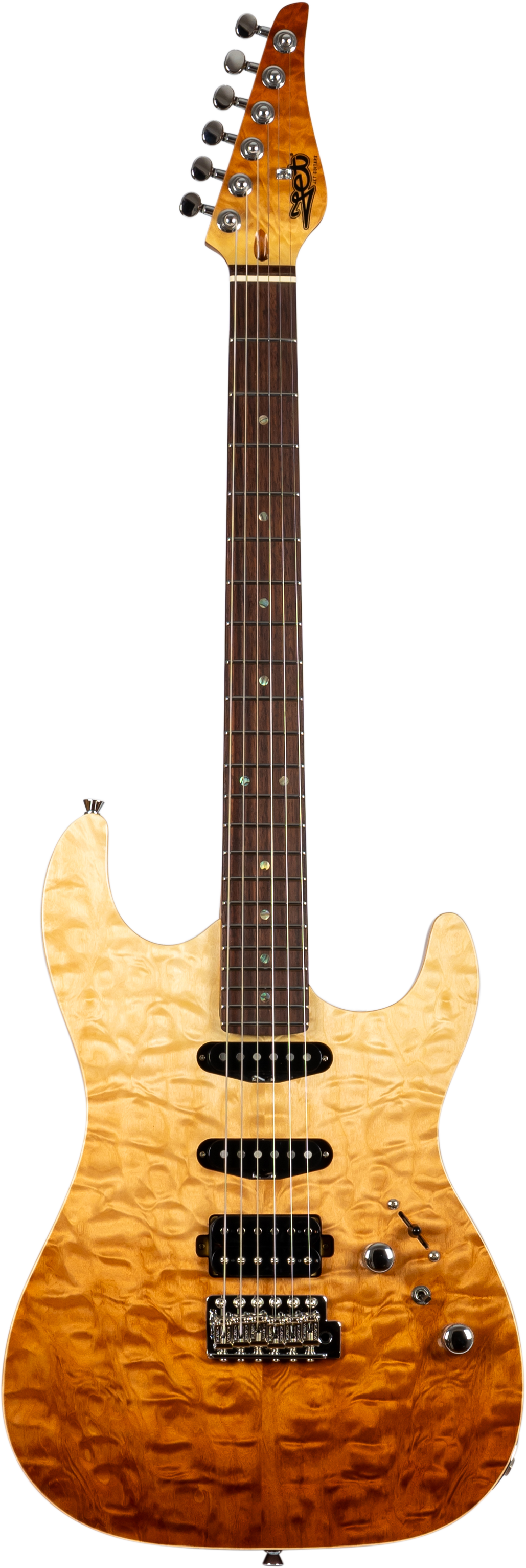 JET Elite JS45 Electric Guitar - Fireburst