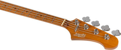 JET JJB300 Bass Guitar - Vintage Yellow