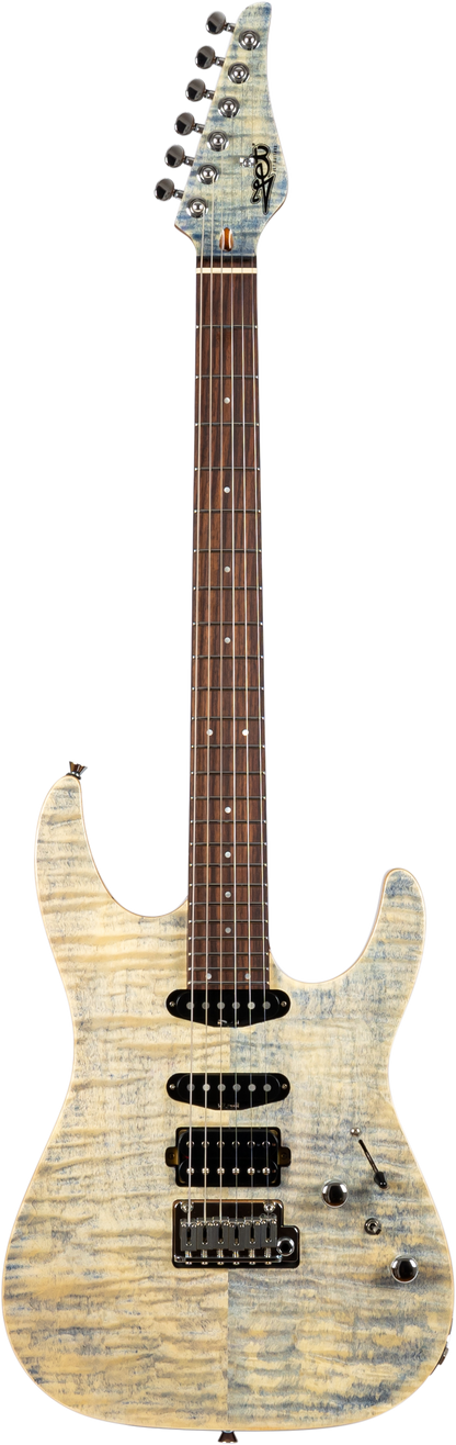 JET Elite JS45 Electric Guitar - Indigo Grey