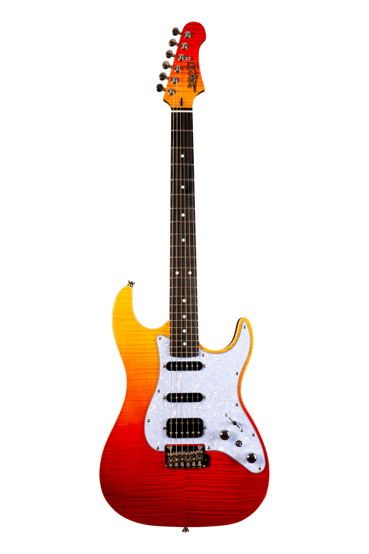 JET JS600 Electric Guitar - Trans Red