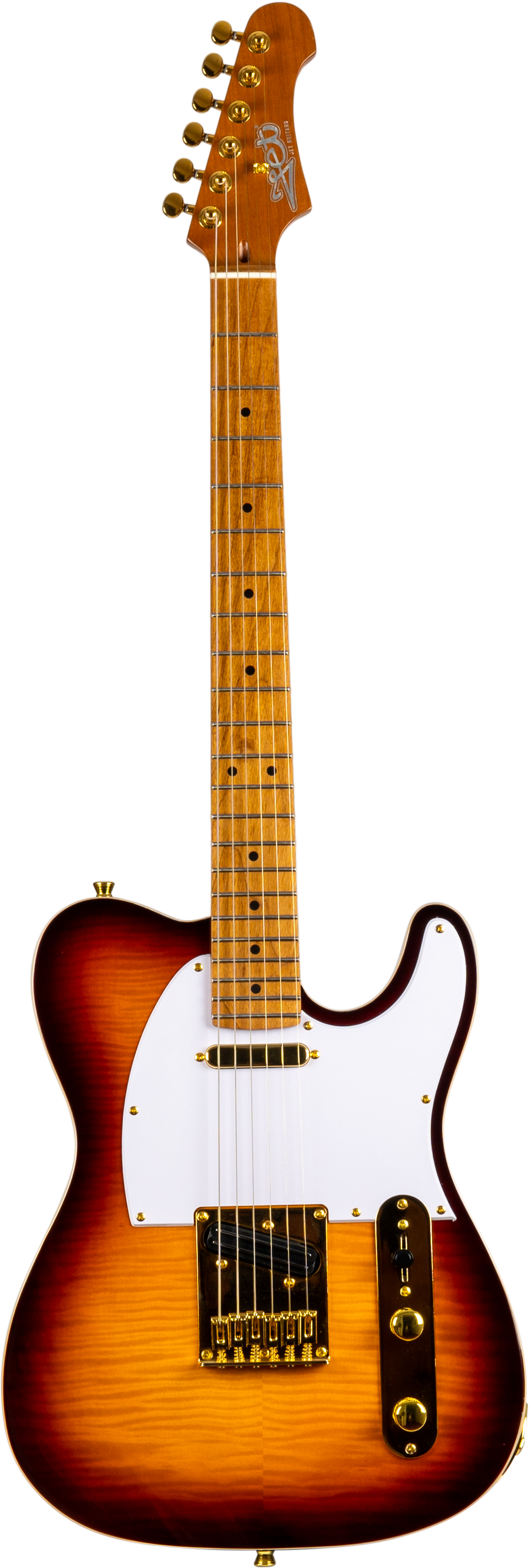 JET JT600 Electric Guitar - Tobacco Burst (Gold Hardware)