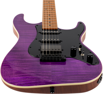 JET JS600 Electric Guitar - Trans Purple