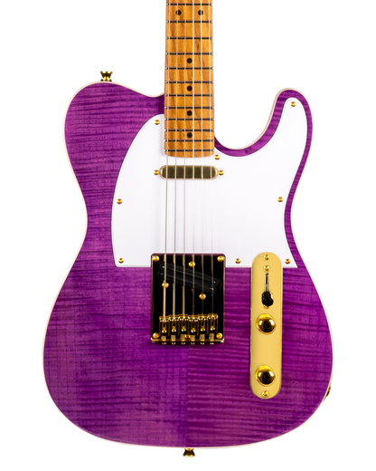 JET JT600 Electric Guitar - Purple Burst (Gold Hardware)