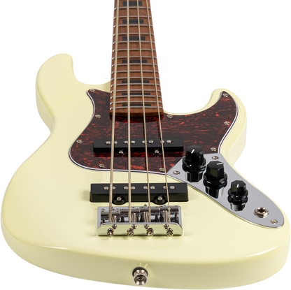 JET JB Travel Bass Guitar - White