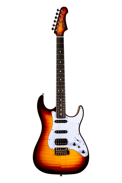 JET JS600 Electric Guitar - Brown Sunburst