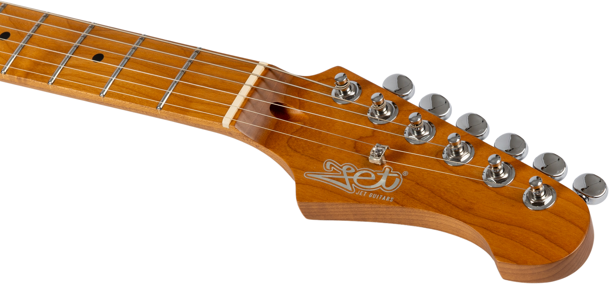 JET JS600 Electric Guitar - Trans Green