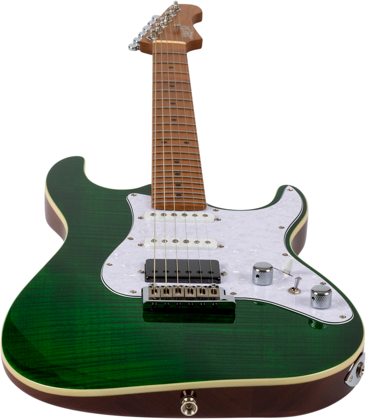 JET JS600 Electric Guitar - Trans Green