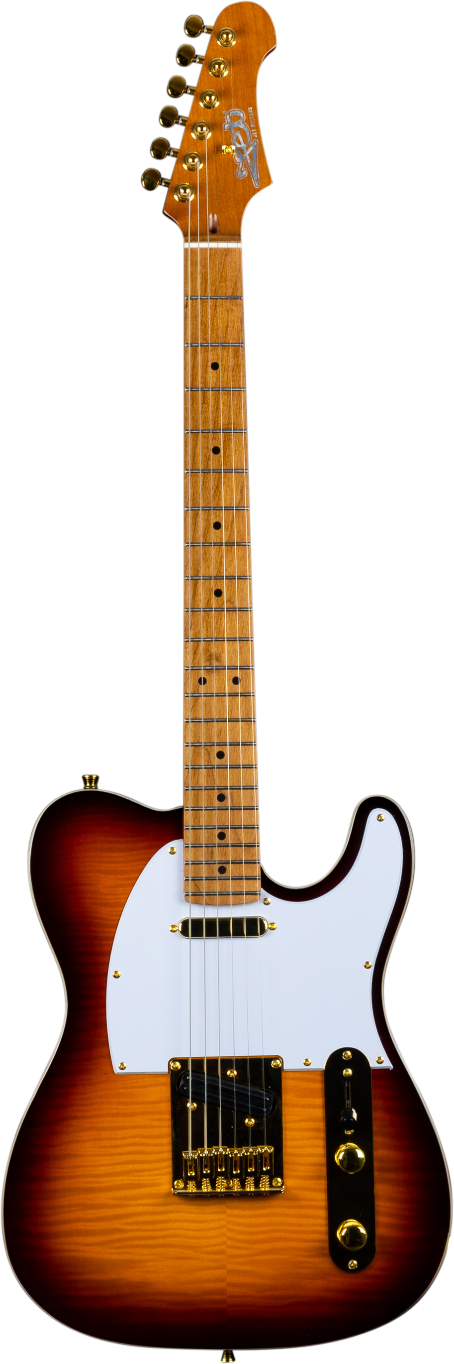 JET JT600 Electric Guitar - Tobacco Burst (Gold Hardware)