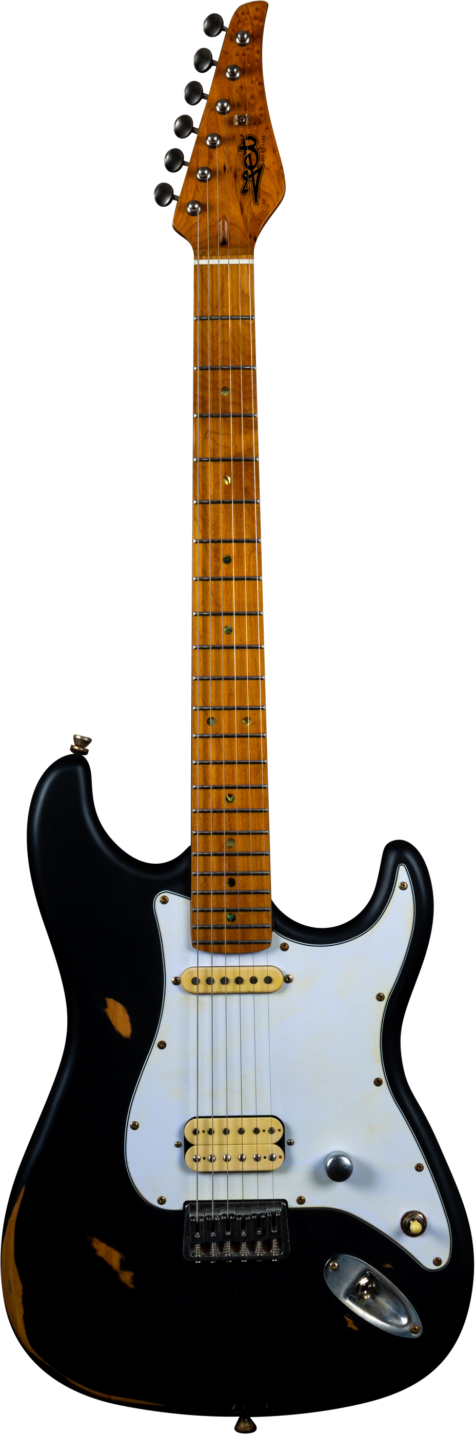 JET JS800 Electric Guitar - Black (Relic)