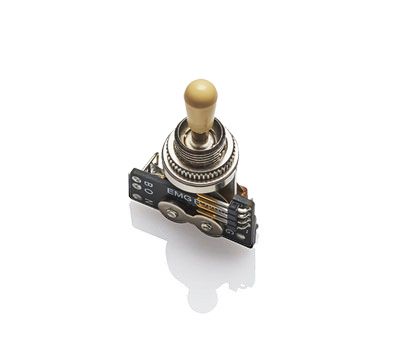 EMG 3 Way Ivory Solderless Toggle (B289V)