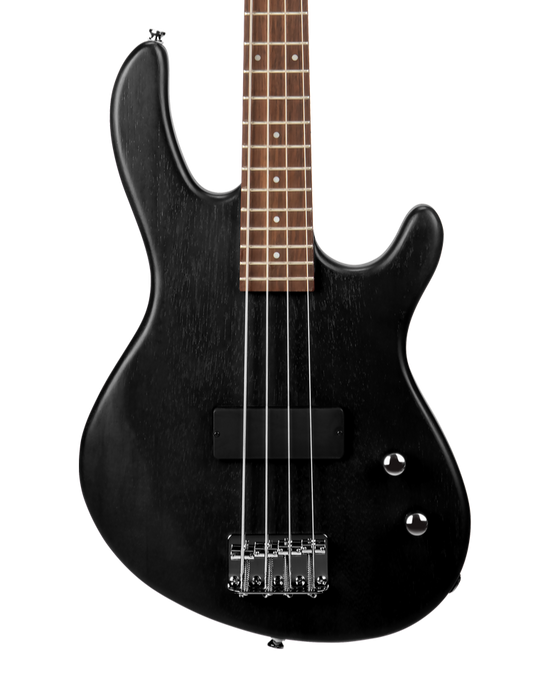 Cort Action Junior Short Scale Bass - Open Pore Black