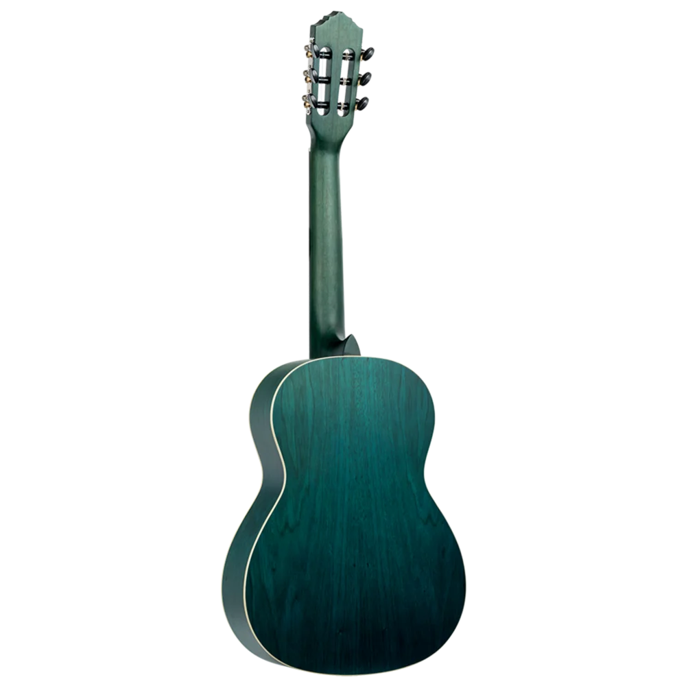 Ortega Student Series 3/4 Size - Spruce/Catalpa - Satin Ocean Blue