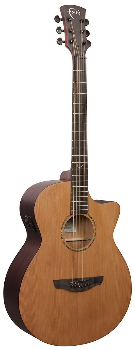 Faith Naked Venus Electro Cedar/Mahogany inc Gigbag
