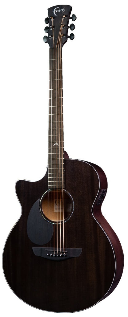 Faith Nexus Venus Cutaway Electro Thru-Black - Left Handed