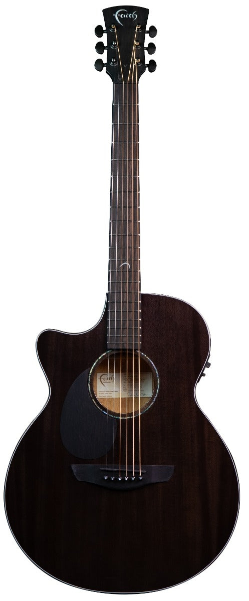 Faith Nexus Venus Cutaway Electro Thru-Black - Left Handed