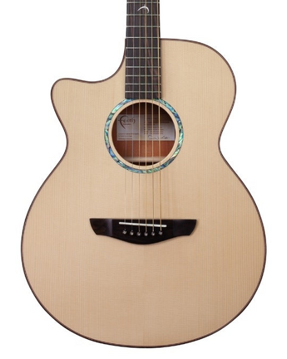 Faith Venus Electro Cutaway Left-Handed -  Natural