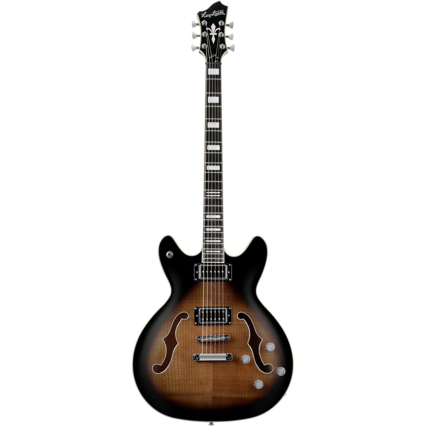 Hagstrom Viking Deluxe Baritone - Cosmic Blackburst