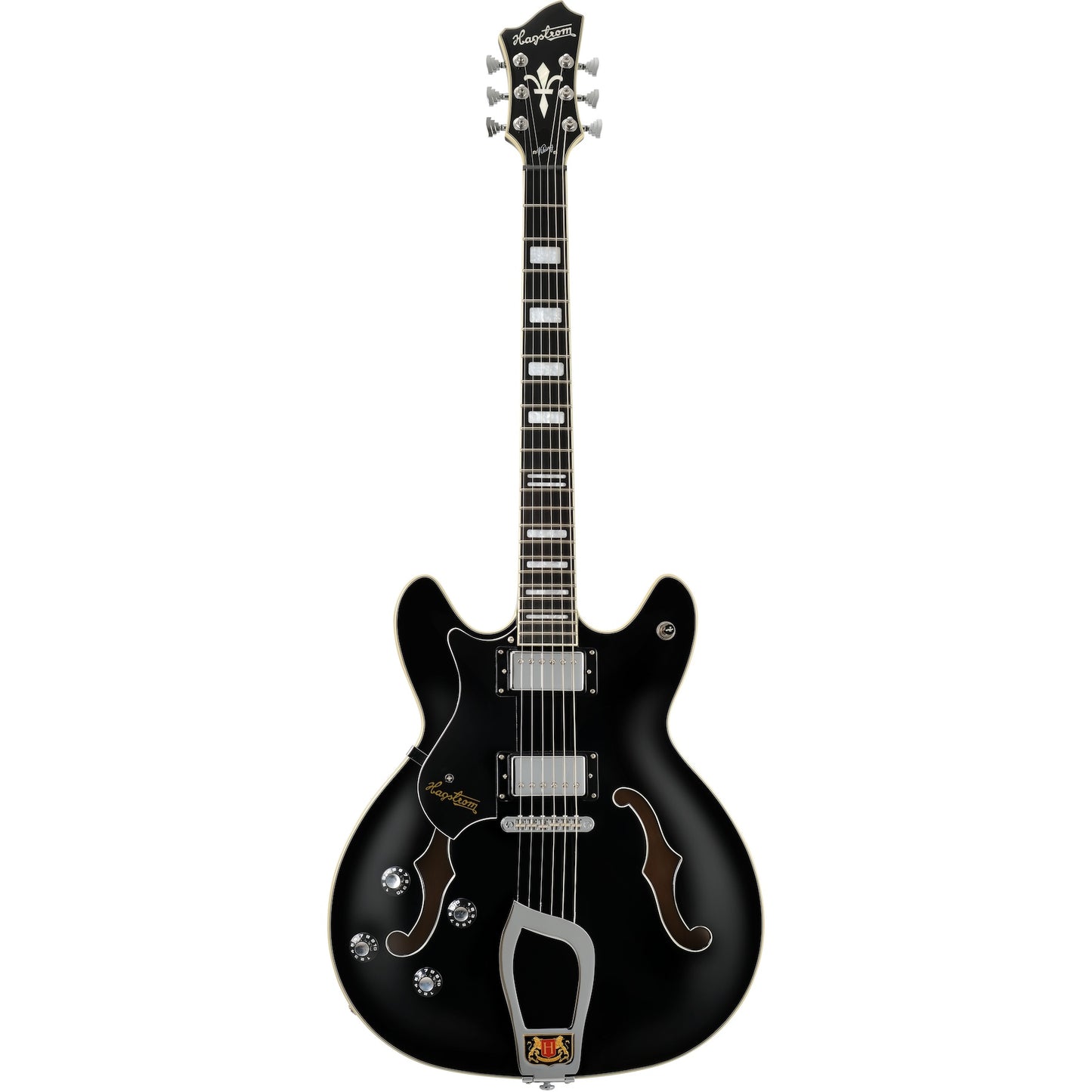 Hagstrom Viking Left-Handed - Black Gloss