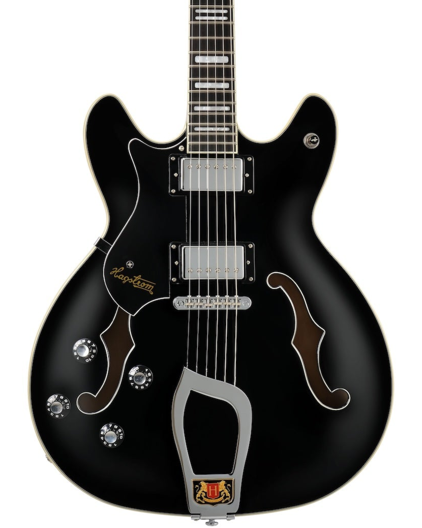 Hagstrom Viking Left-Handed - Black Gloss