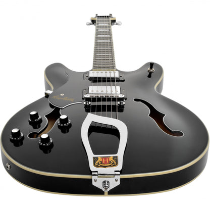 Hagstrom Viking Left-Handed - Black Gloss