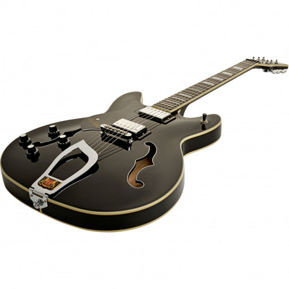 Hagstrom Viking Left-Handed - Black Gloss
