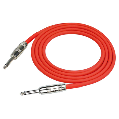 Kirlin Deluxe Series Cable, Straight-Straight, Red - 10ft