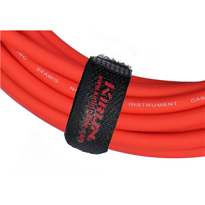 Kirlin Deluxe Series Cable, Straight-Straight, Red - 10ft