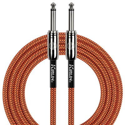 Kirlin Fabric Cable, Straight-Straight, Orange - 10ft