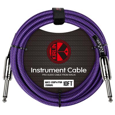 Kirlin Fabric Cable, Straight-Straight, Purple - 10ft