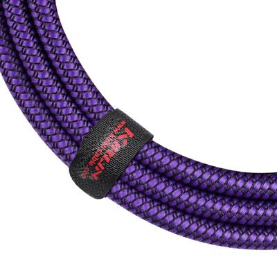 Kirlin Fabric Cable, Straight-Straight, Purple - 10ft