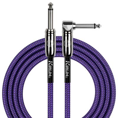 Kirlin Fabric Cable, Straight-Angle, Purple - 20ft