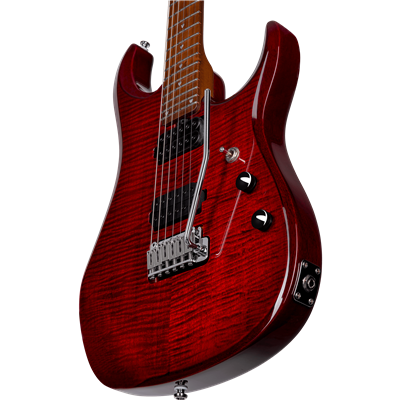 Sterling by Music Man JP15 Flame Maple - Royal Red