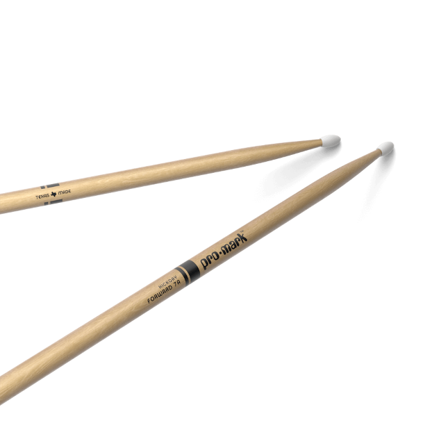 ProMark Classic Forward 7A Hickory Drumstick - Oval Nylon Tip