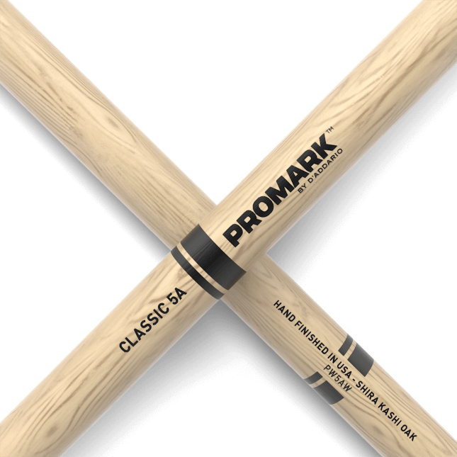 ProMark Classic Attack 5A Shira Kashi Oak Drumstick - Oval Wood Tip