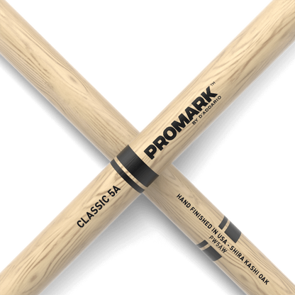 ProMark Classic Attack 5A Shira Kashi Oak Drumstick - Oval Wood Tip