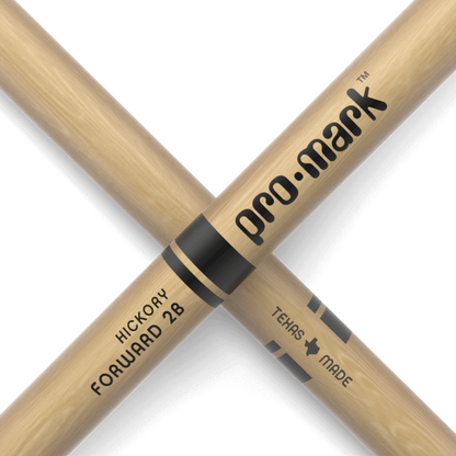 ProMark Classic Forward 2B Hickory Drumstick - Oval Wood Tip - 4-Pack