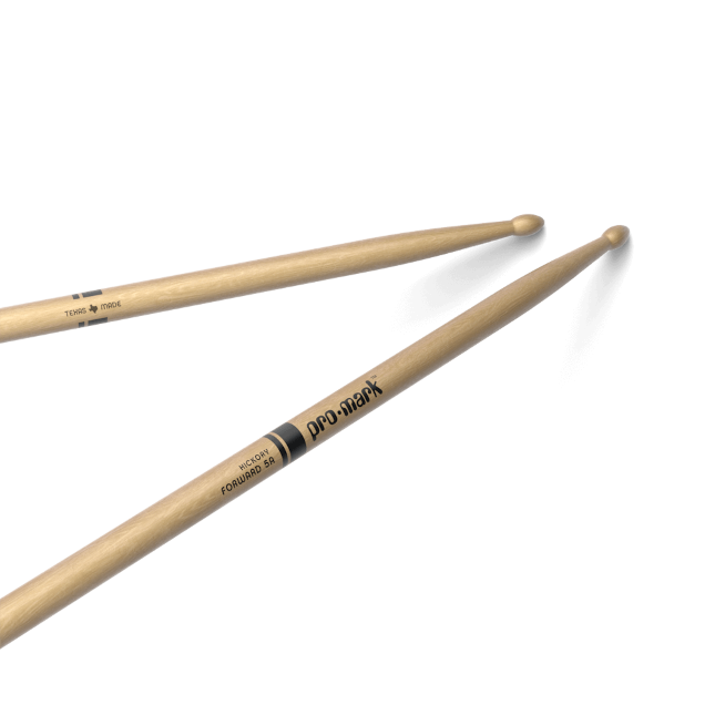 ProMark Classic Forward 5A Hickory Drumstick - Oval Wood Tip - 4-Pack