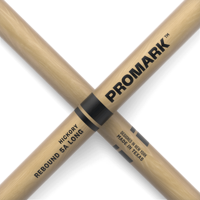 ProMark Rebound 5A Long Hickory Drumstick - Acorn Wood Tip