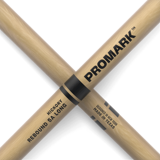 ProMark Rebound 5A Long Hickory Drumstick - Acorn Wood Tip