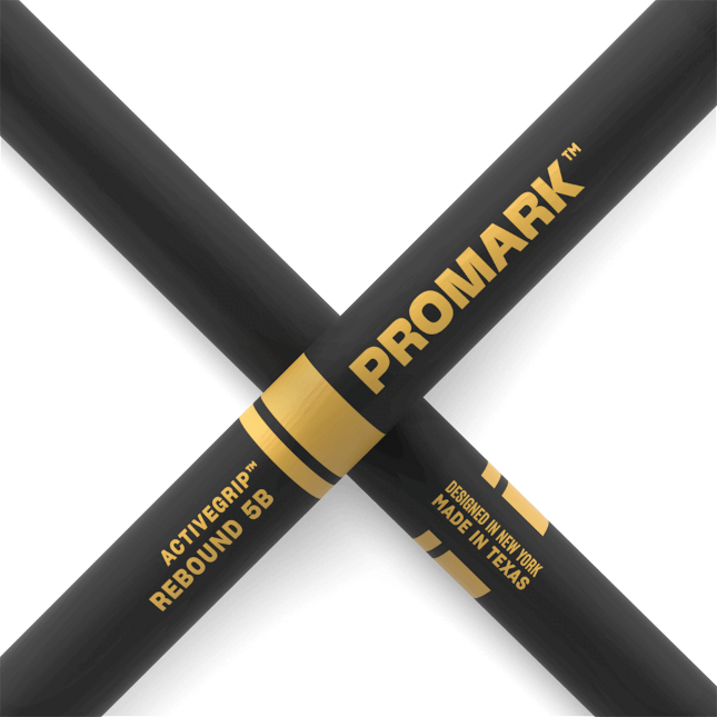 ProMark Rebound 5B ActiveGrip Hickory Drumstick - Acorn Wood Tip