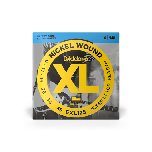 D'Addario EXL125 9-46 Nickel Wound Electric Guitar Strings