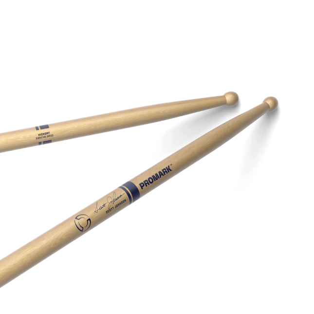 ProMark Scott Johnson Hickory Drumstick - Wood Tip