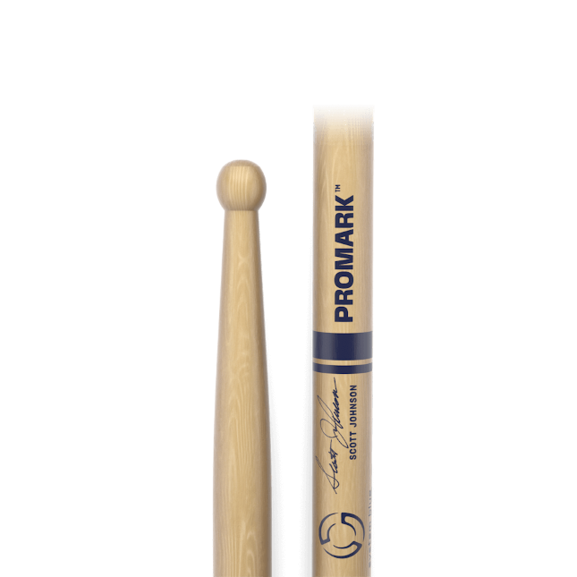 ProMark Scott Johnson Hickory Drumstick - Wood Tip