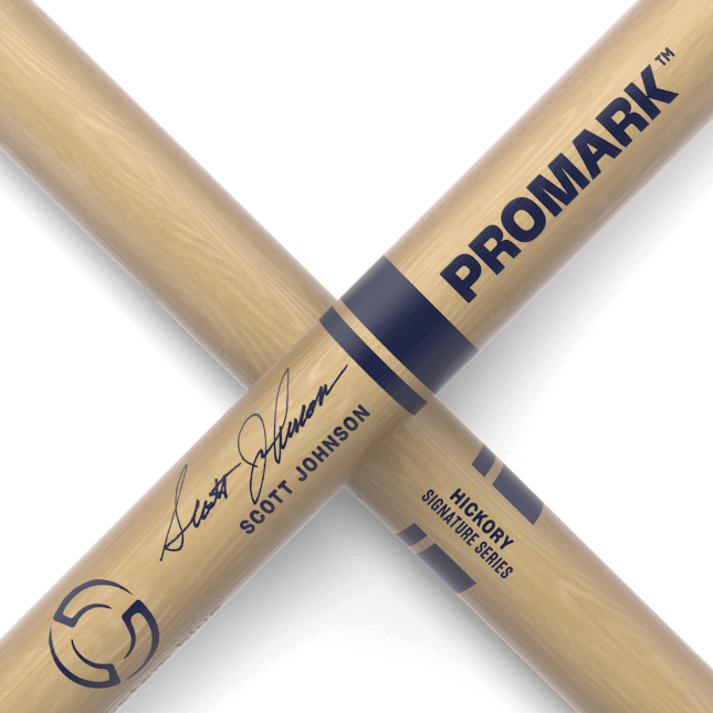 ProMark Scott Johnson Hickory Drumstick - Wood Tip