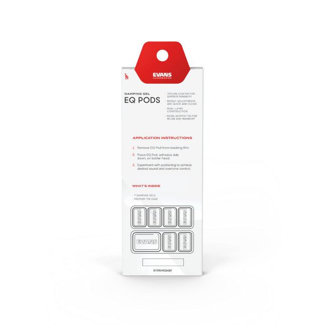 EVANS EQ Pods Drum Damper Gels