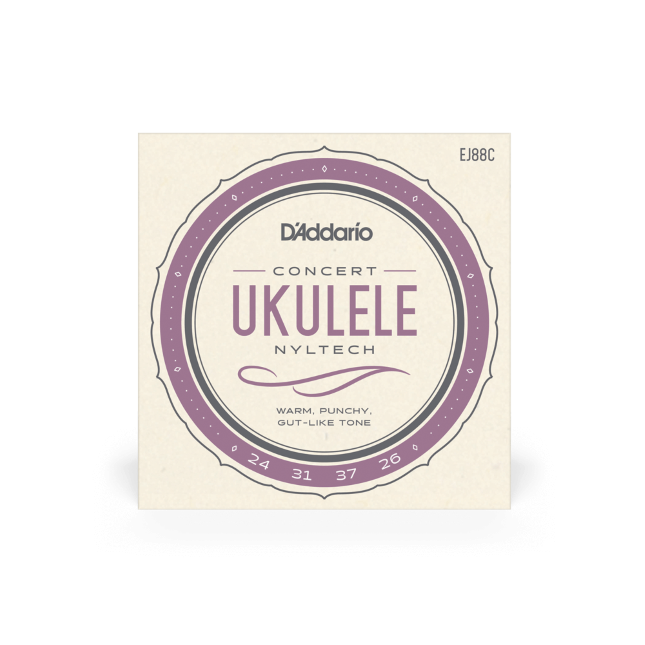 D’Addario Nyltech Ukulele Strings - Concert EJ88C