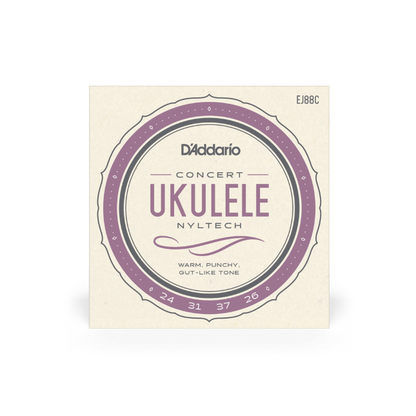 D’Addario Nyltech Ukulele Strings - Concert EJ88C