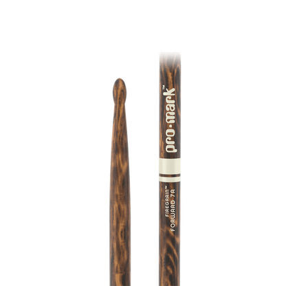 ProMark Classic Forward 7A FireGrain Hickory Drumstick - Oval Wood Tip